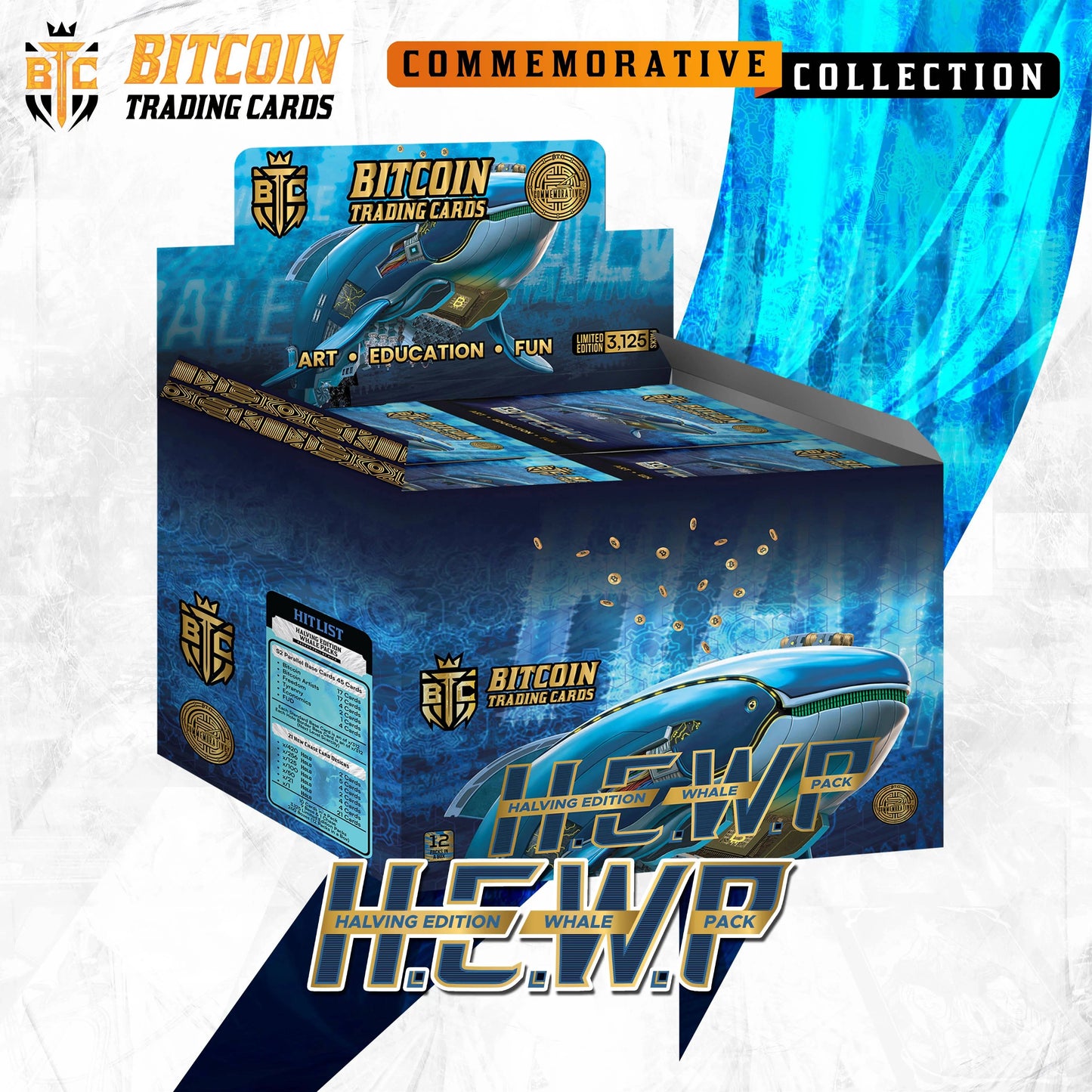 Halving Edition Whale Boxes - Bitcoin Freedom Art