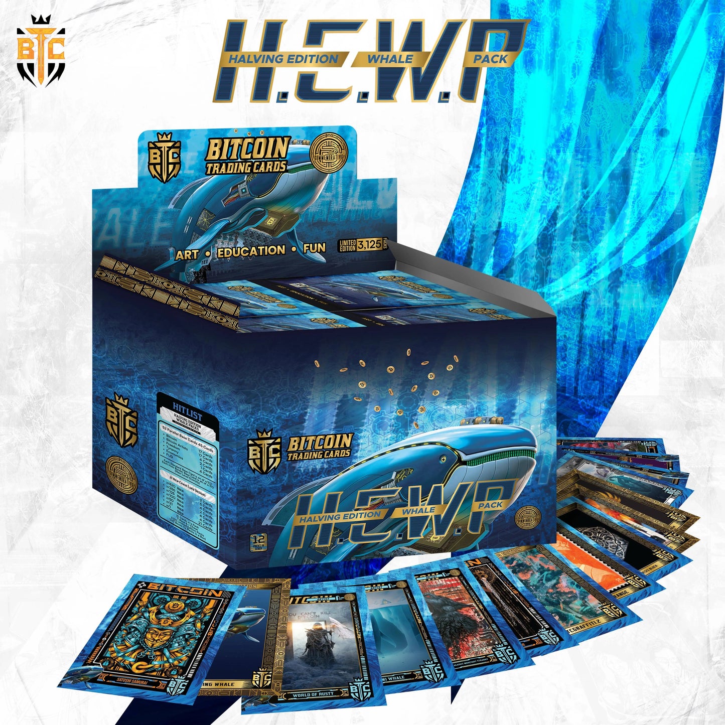 Halving Edition Whale Boxes - Bitcoin Freedom Art