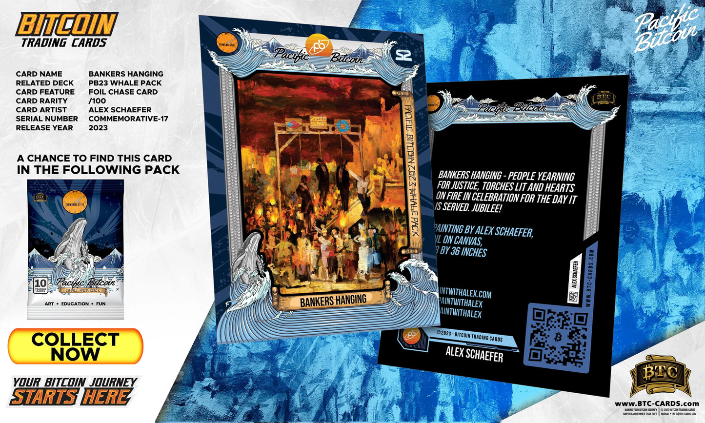 Pacific Bitcoin 2023 Whale Box - 12 packs in a Box - Bitcoin Freedom Art