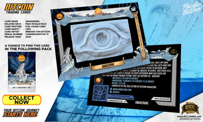 Pacific Bitcoin 2023 Whale Box - 12 packs in a Box - Bitcoin Freedom Art