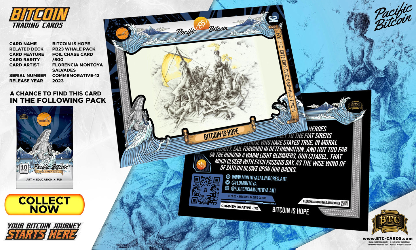 Pacific Bitcoin 2023 Whale Booster Packs - Bitcoin freedom Art