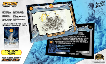 Pacific Bitcoin 2023 Whale Booster Packs - Bitcoin freedom Art