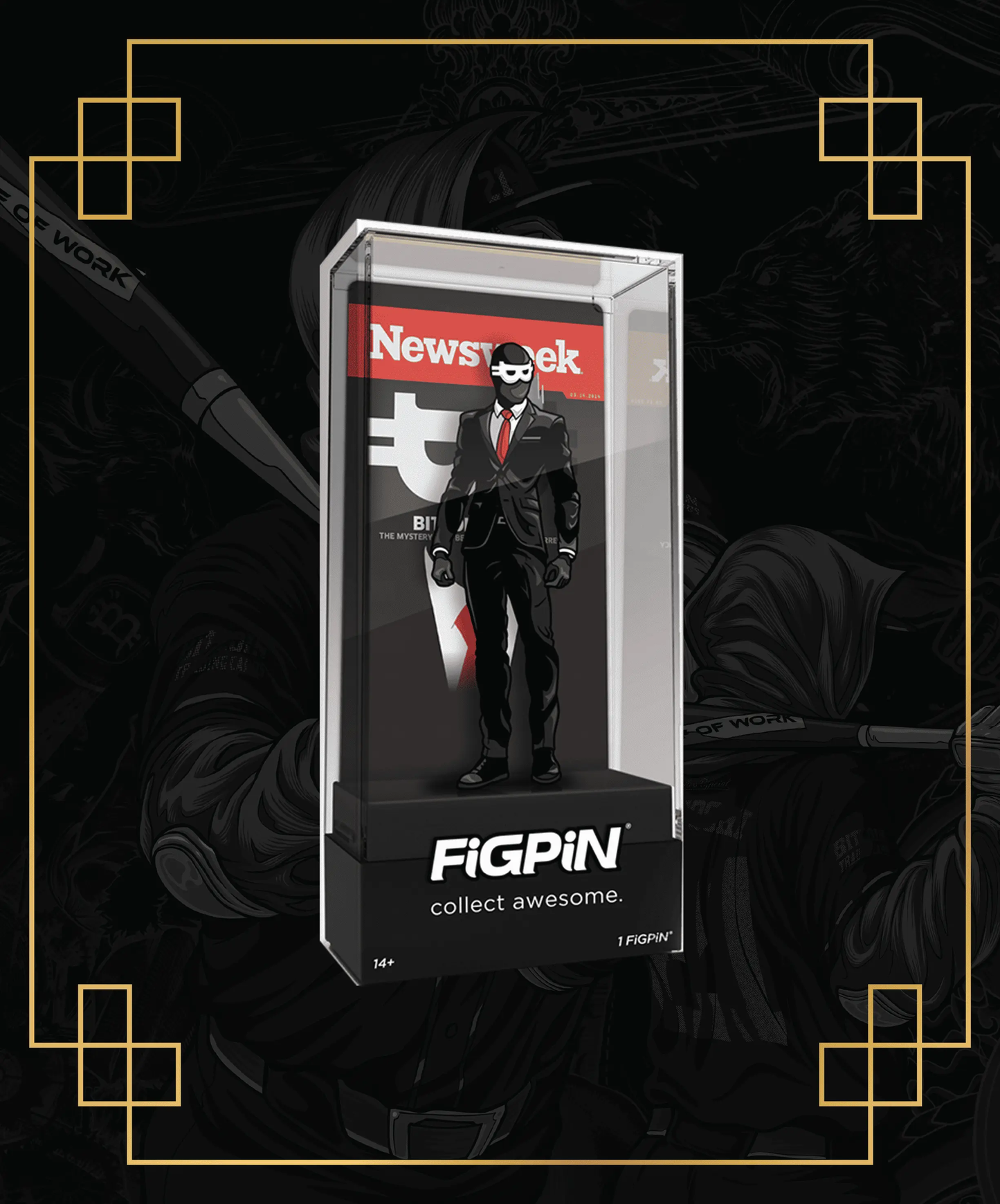 FiGPiN Satoshi Nakamoto - LE 1200 PCS FIGPIN