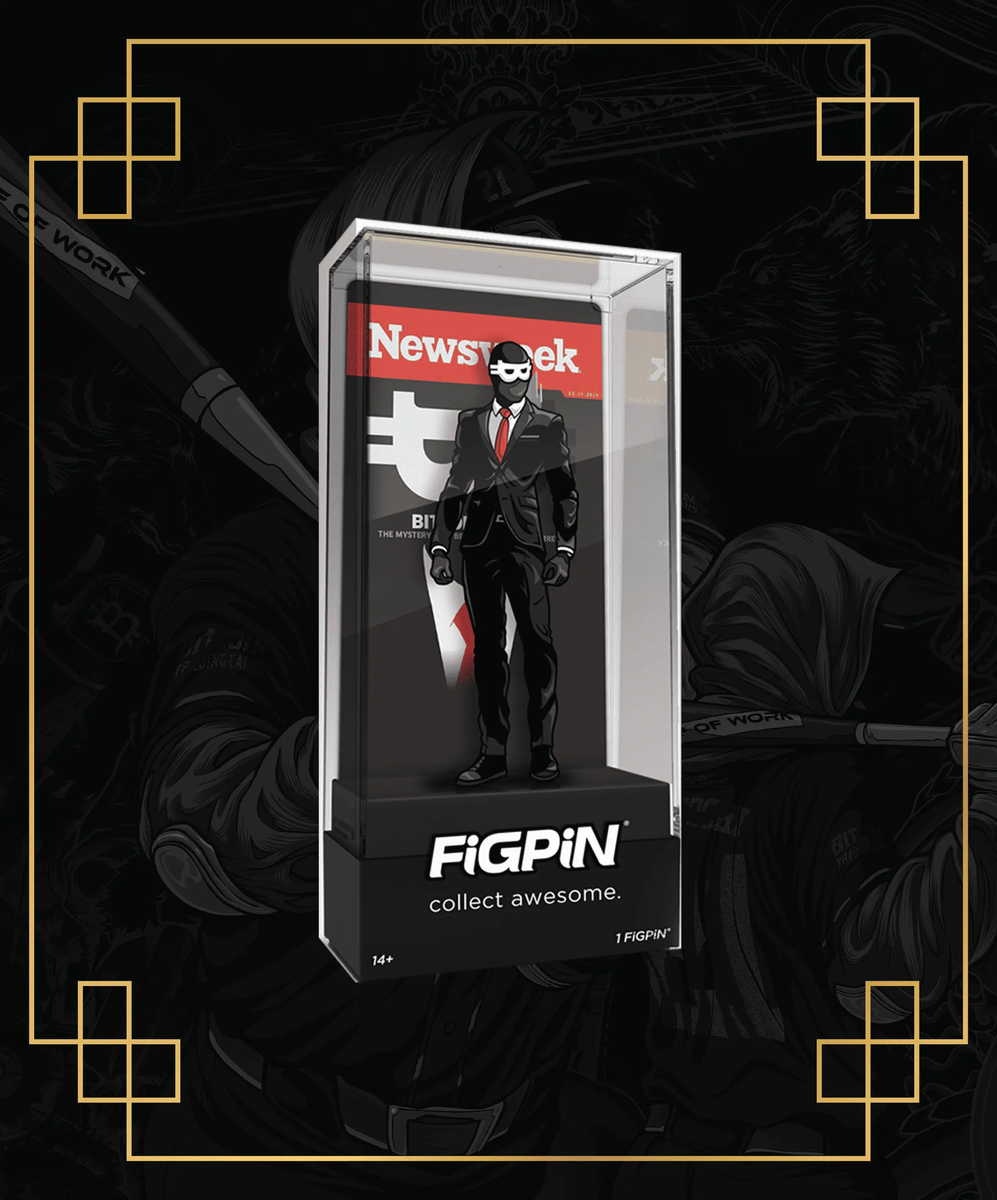 FiGPiN Satoshi Nakamoto - LE 1200 PCS FIGPIN