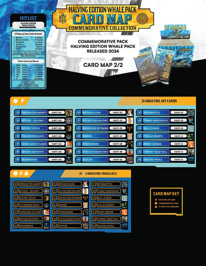 Halving Edition Whale Packs - Released Only once every 4 years Bitcoin Trading Cards