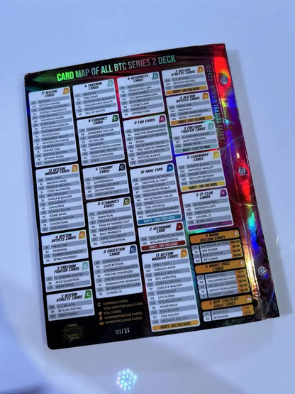Limited Edition Custom Series 2 Card Binder (x/21) - Bitcoin Freedom Art