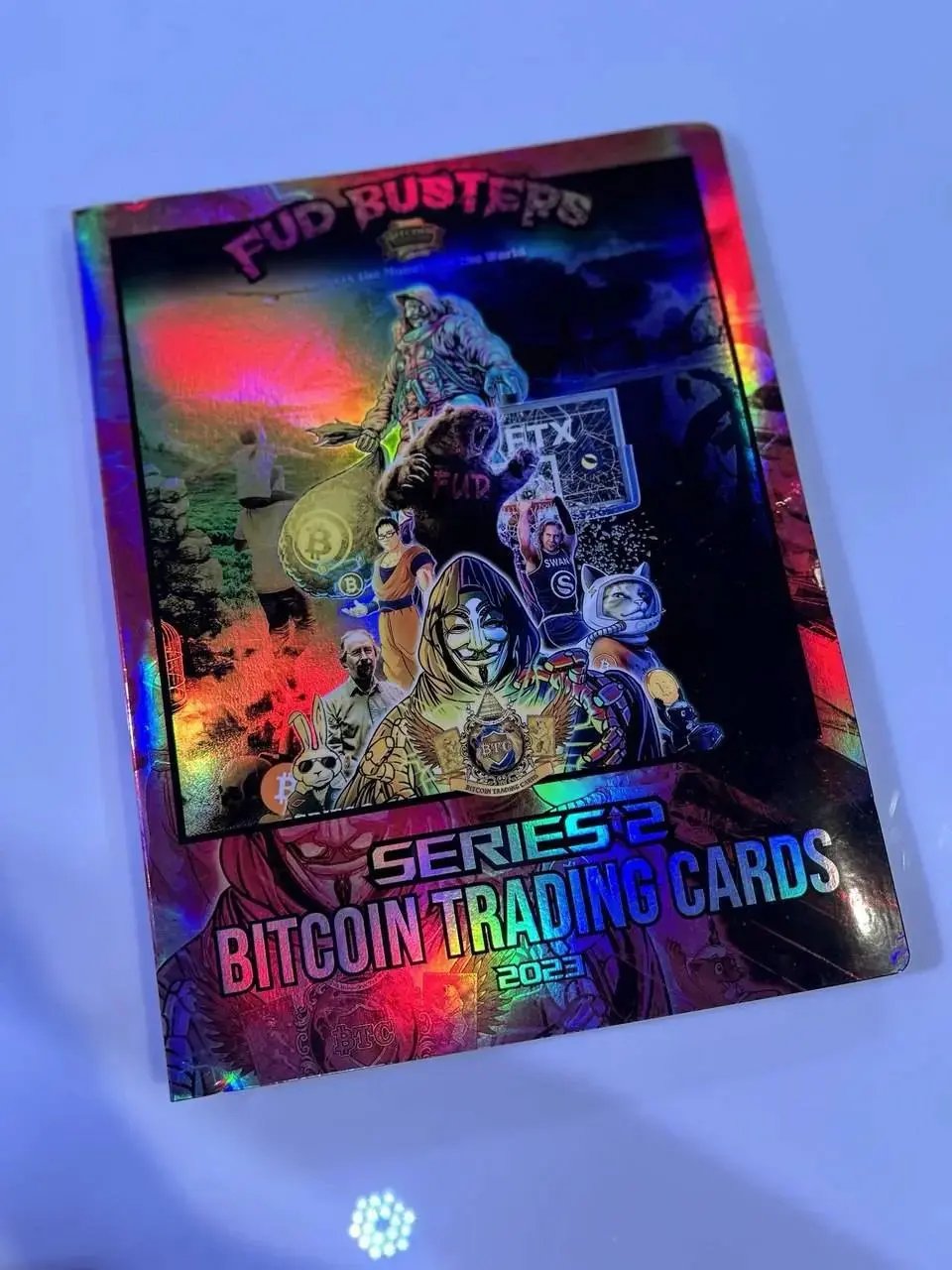Limited Edition Series 2 Card Binder - Bitcoin Freedom Art