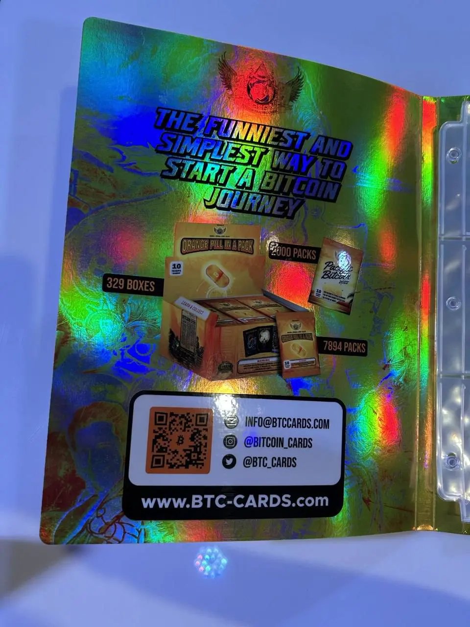 Limited Edition Custom Series 1 Card Binder (x/21) - BTCTC