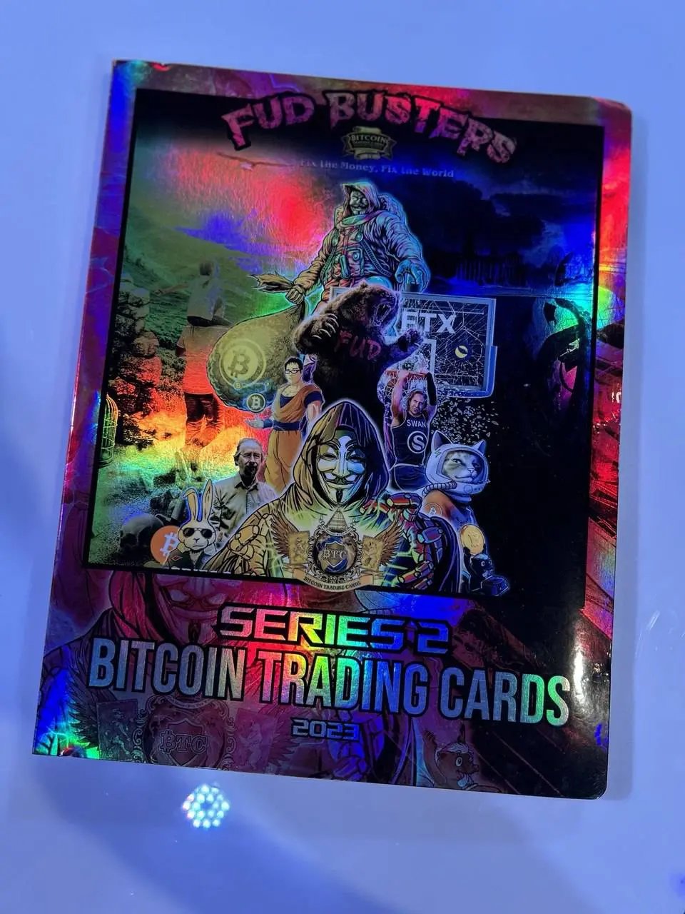 Limited Edition Custom Series 2 Card Binder (x/21) - Bitcoin Freedom Art