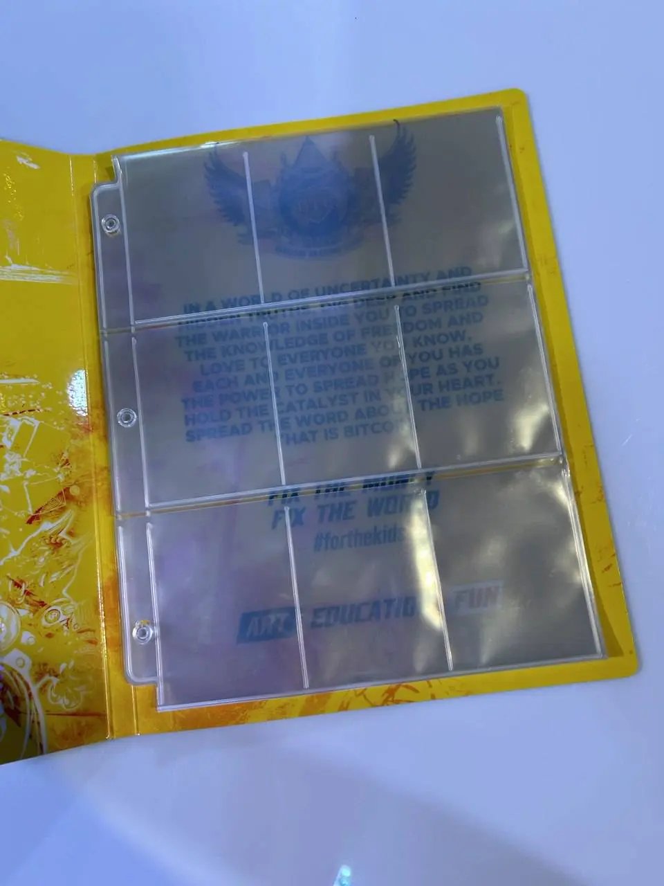 Limited Edition Custom OPP Series 1 Card Binder (x/121) - BTCTC