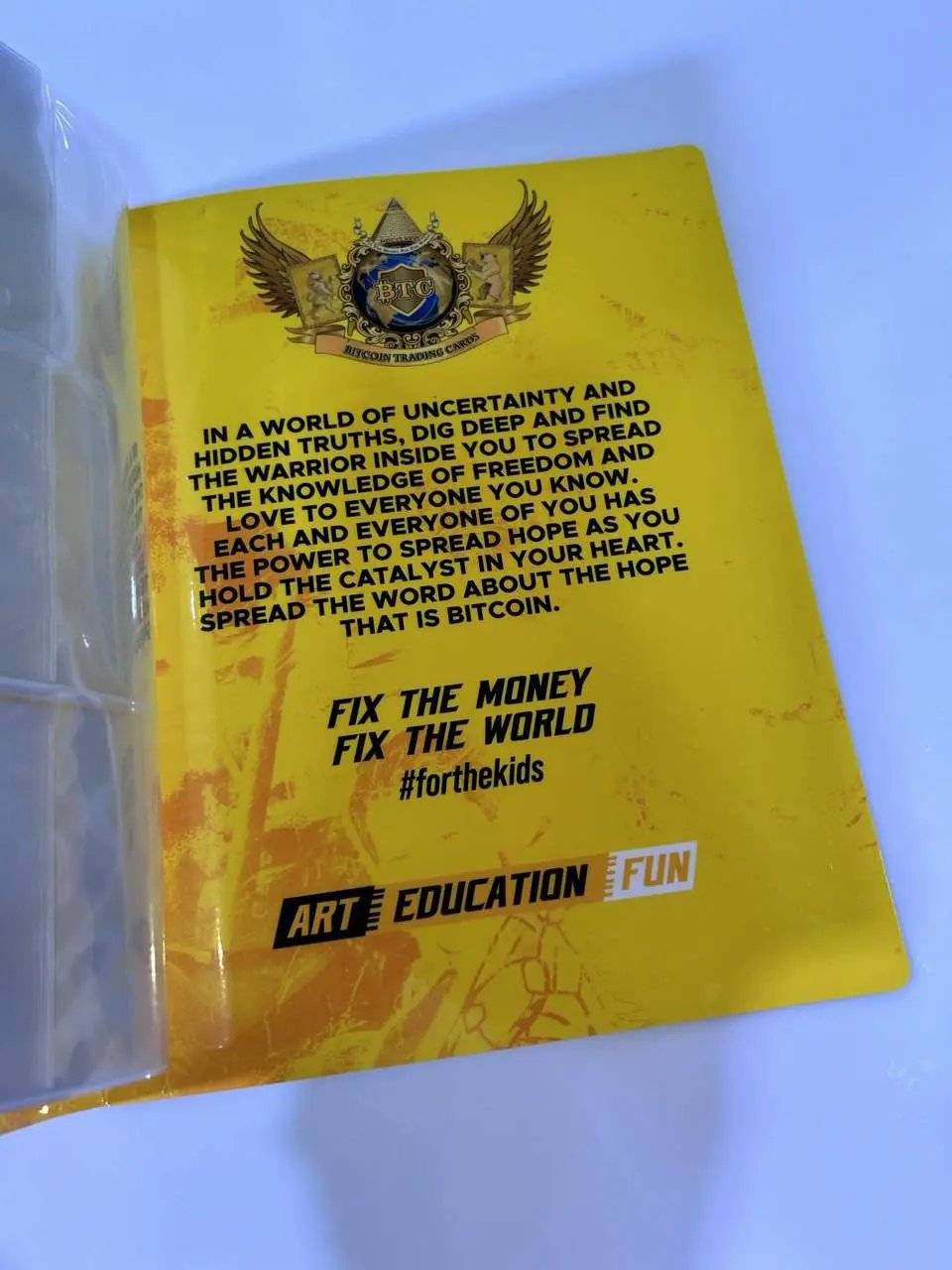 Limited Edition Custom OPP Series 1 Card Binder (x/121) - BTCTC