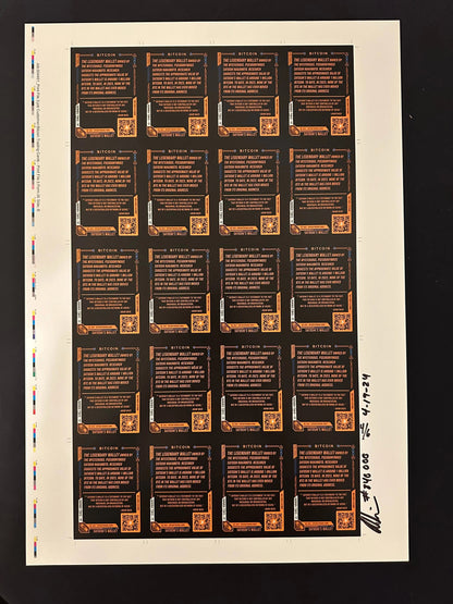 Uncut Sheet: OPP Series 2 FUD Busters 