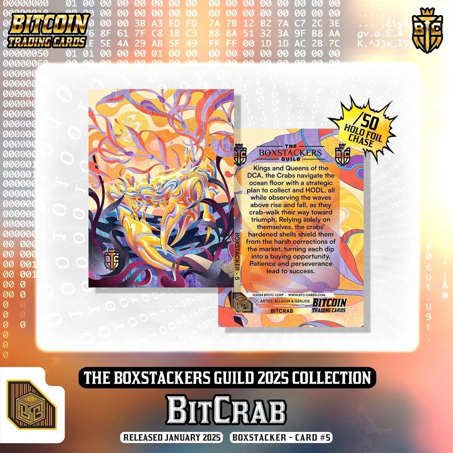 OPP - Series 3 Crab Bundle Bitcoin Trading Cards