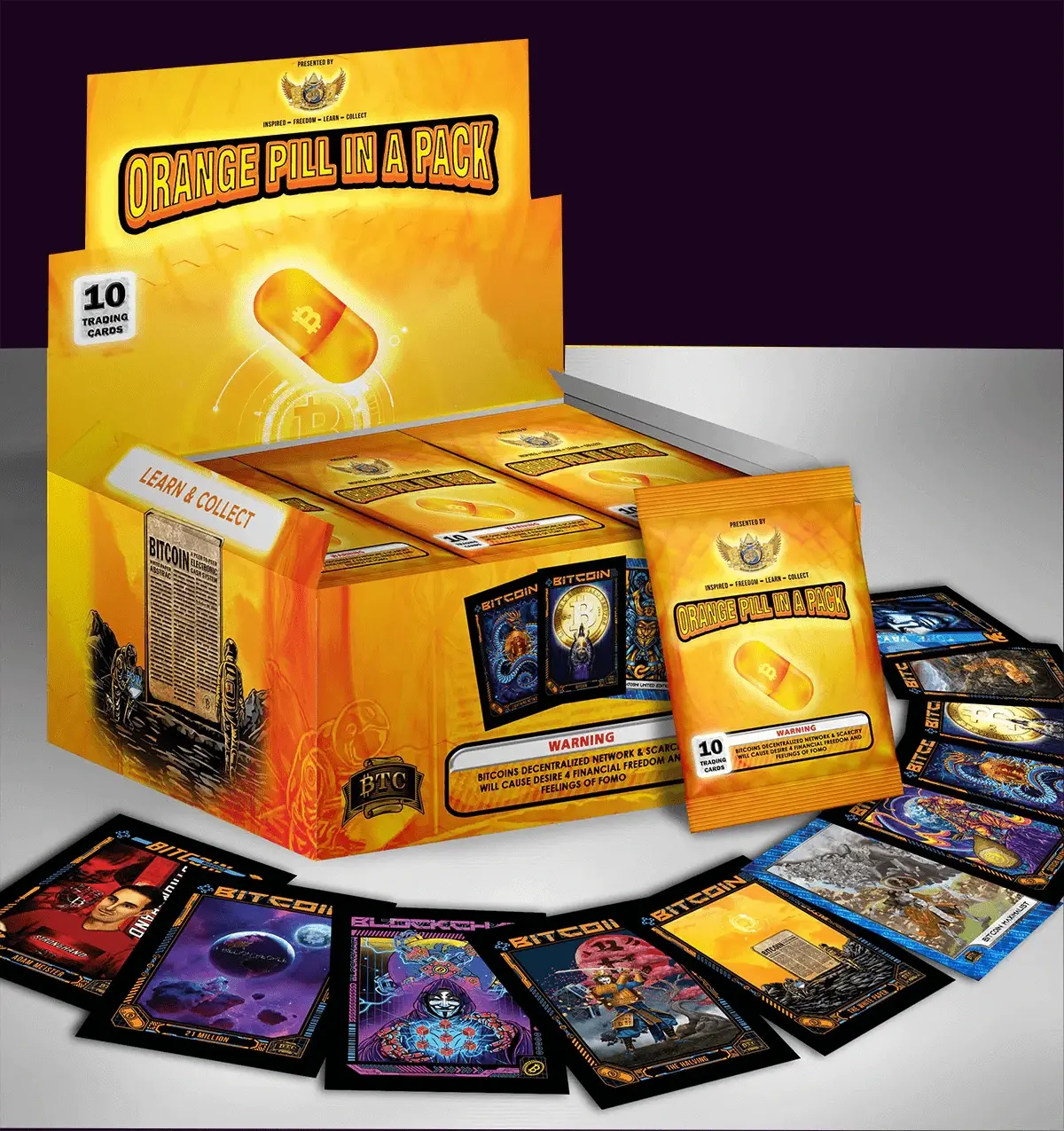 Series One - Orange Pill In A Pack - Hobby Box - BTCTC