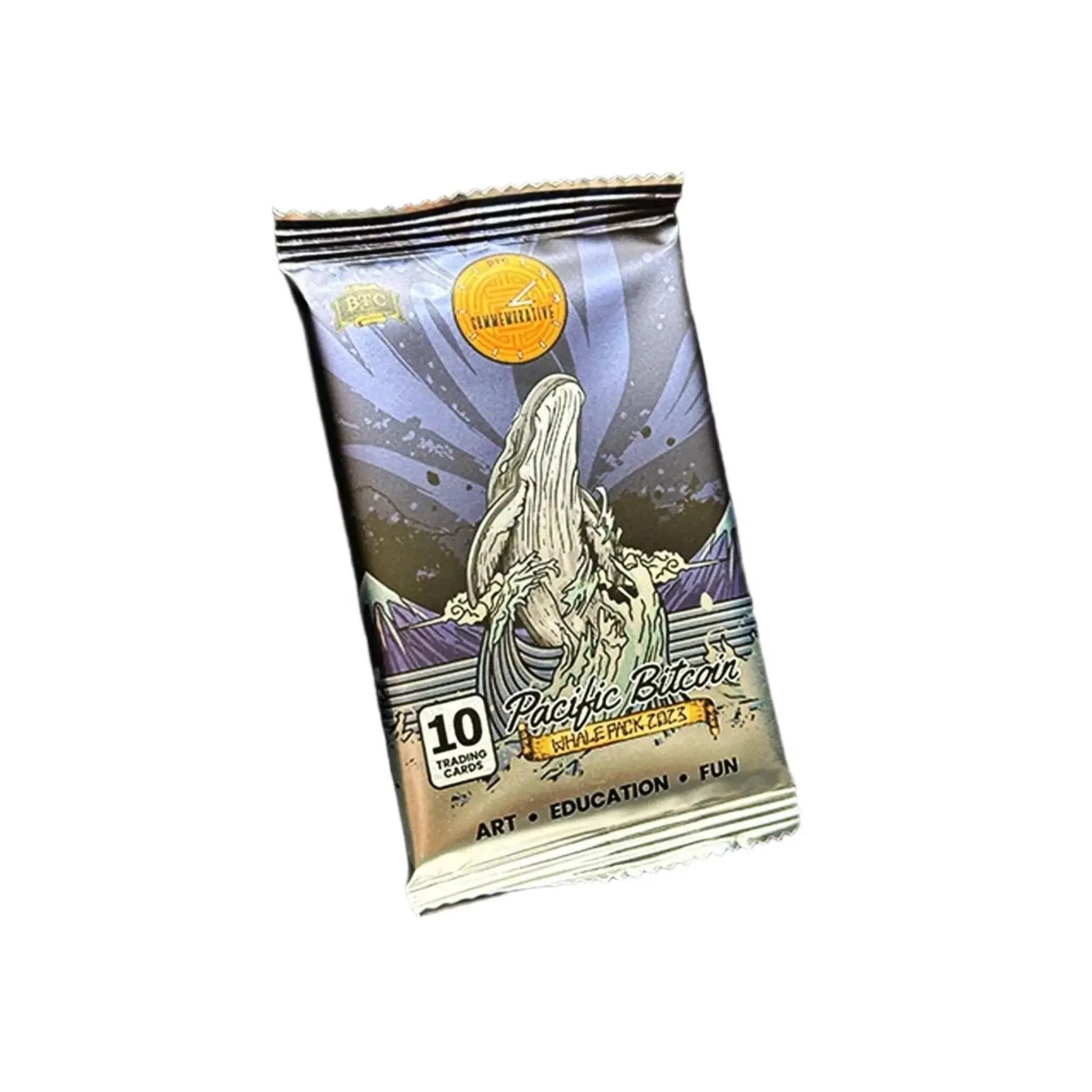 Pacific Bitcoin 2023 Whale Booster Packs - Bitcoin freedom Art