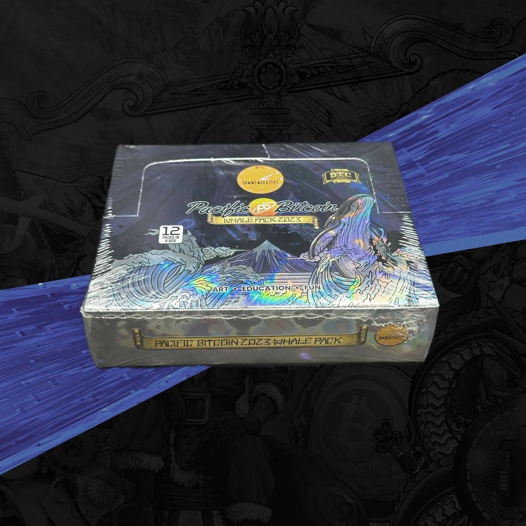 Pacific Bitcoin 2023 Whale Box - 12 packs in a Box - Limited Edition 1210 packs - BTCTC