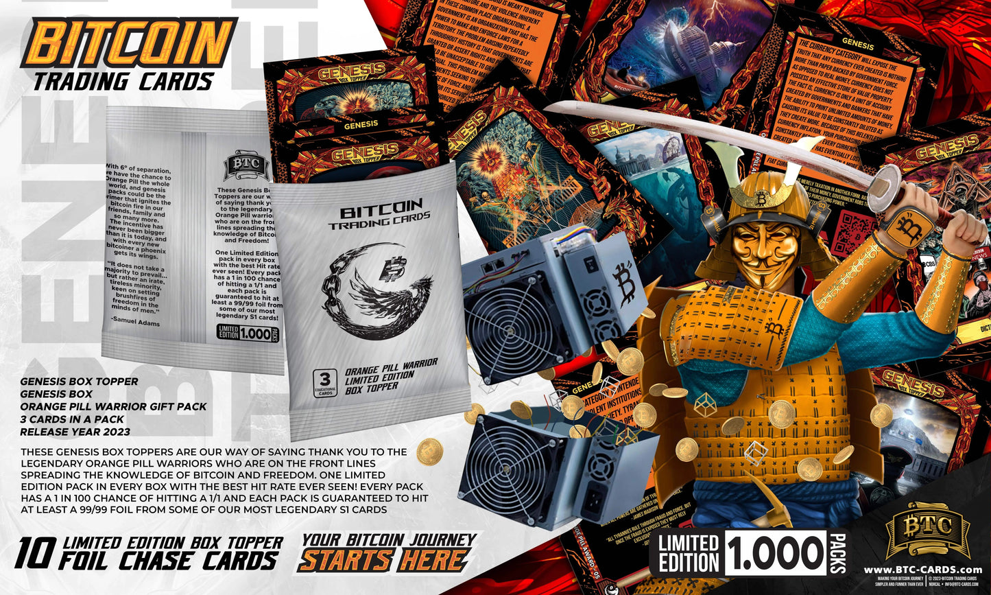 Genesis Box Topper Pack - Limited Time Only! - BTCTC