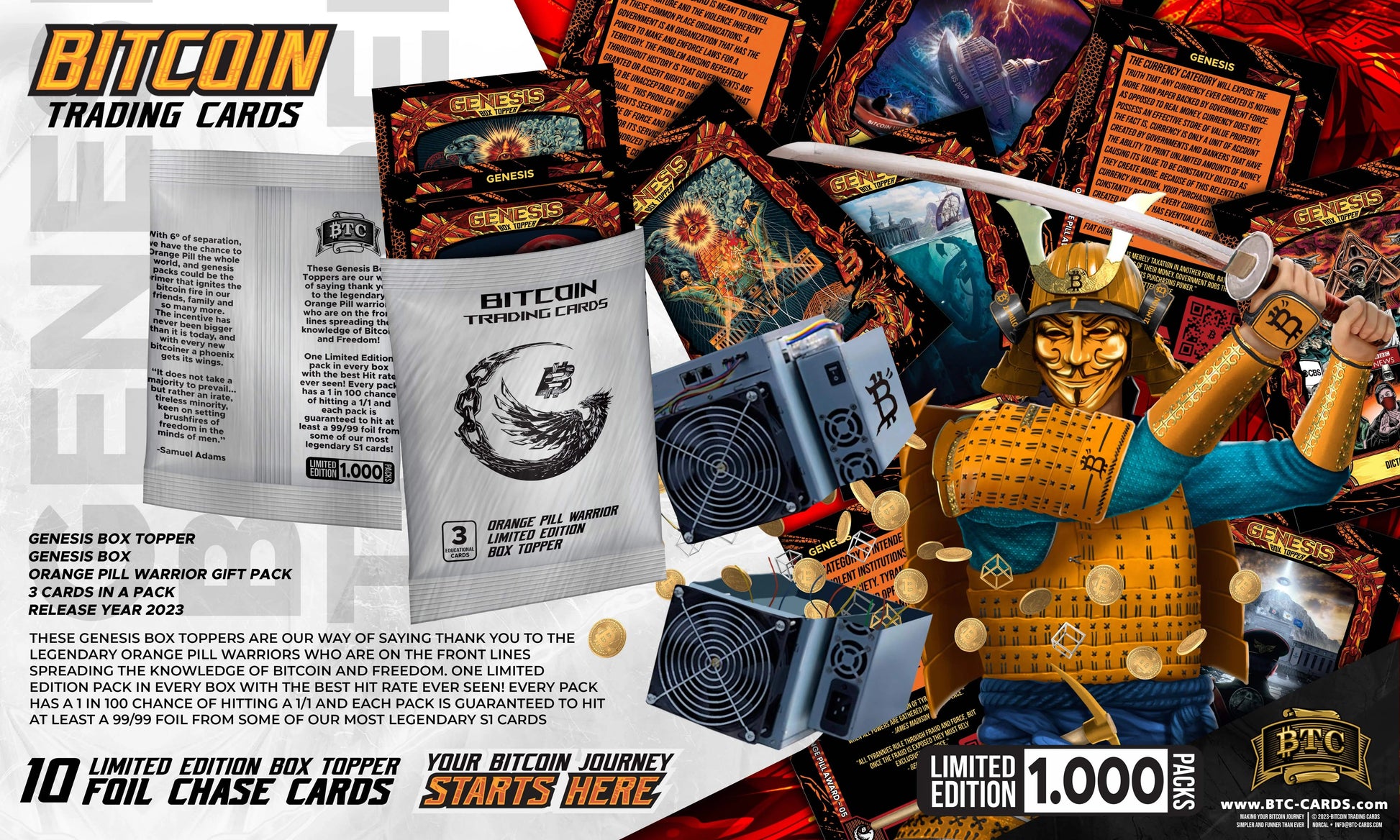 Genesis Box Topper Pack - Limited Time Only! - BTCTC
