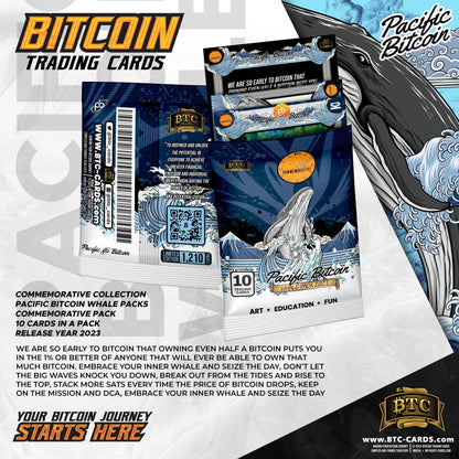 Pacific Bitcoin 2023 Whale Box - 12 packs in a Box - Limited Edition 1210 packs - BTCTC