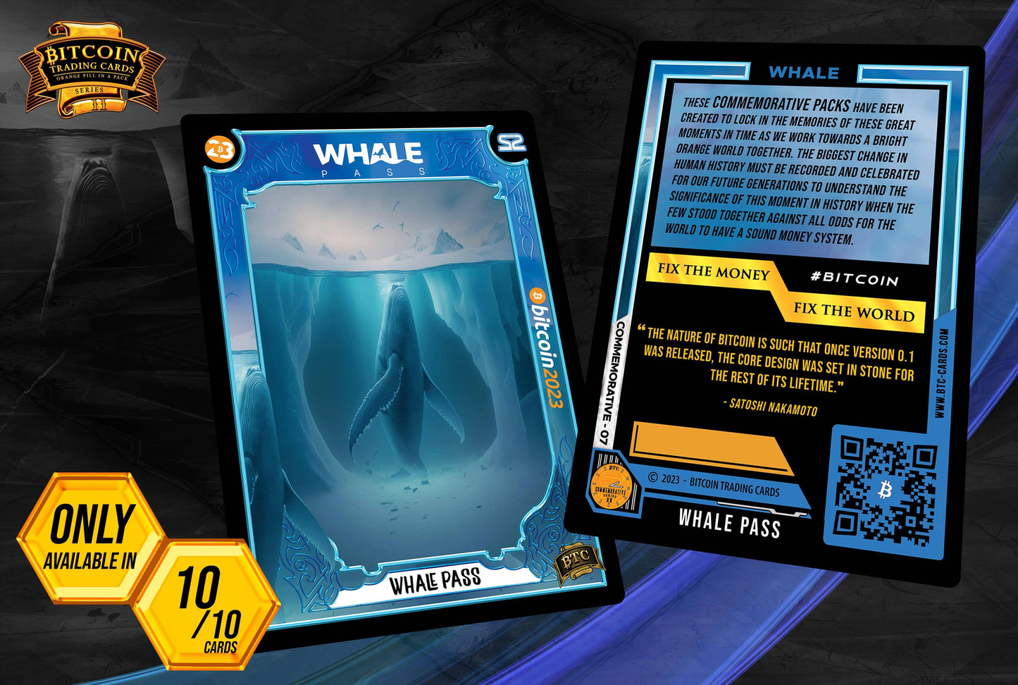 Bitcoin 2023 Commemorative Whale Booster Packs - Only 1,210 Packs - BTCTC
