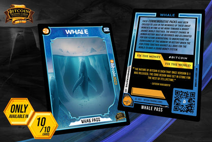 Bitcoin 2023 Commemorative Whale Booster Packs - Only 1,210 Packs - BTCTC