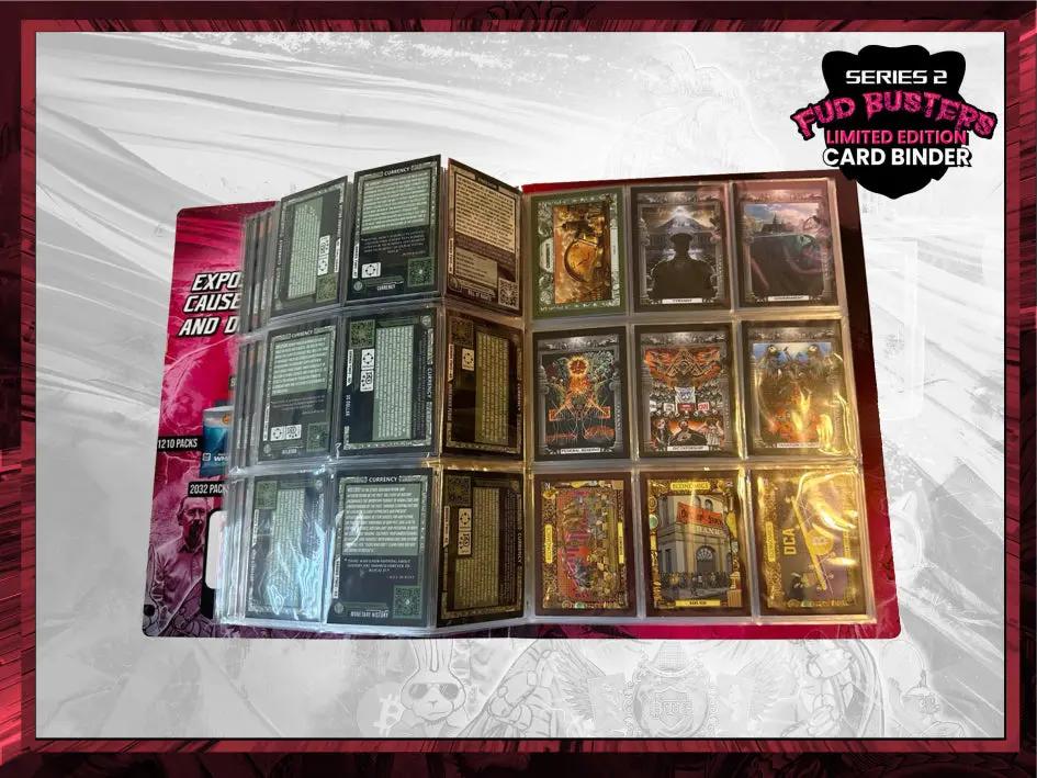 FULL S2 93 Card Base Set + /121 Holo Binder Combo Bitcoin Trading Cards