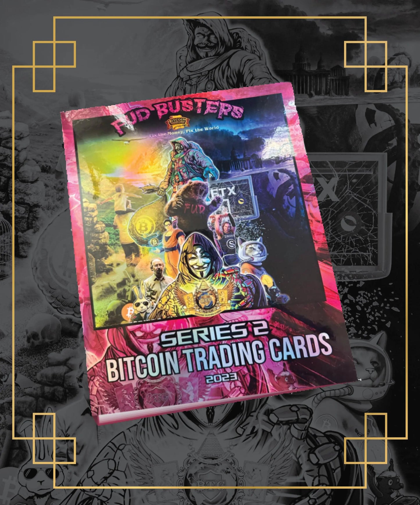 FULL S2 93 Card Base Set + /121 Holo Binder Combo Bitcoin Trading Cards