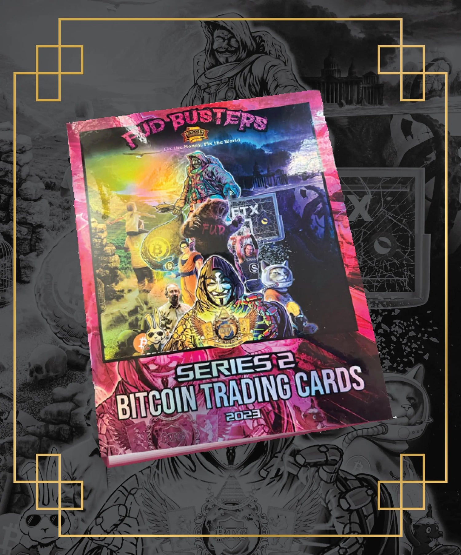 FULL S2 93 Card Base Set + /121 Holo Binder Combo Bitcoin Trading Cards