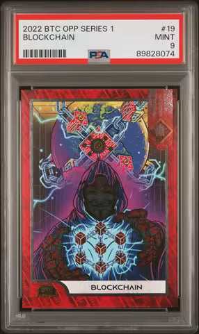 Series 1 graded collectible card by Based Trading Cards, part of the Bitcoin Trading Cards collection, professionally graded by PSA or TAG for authenticity and collector value.