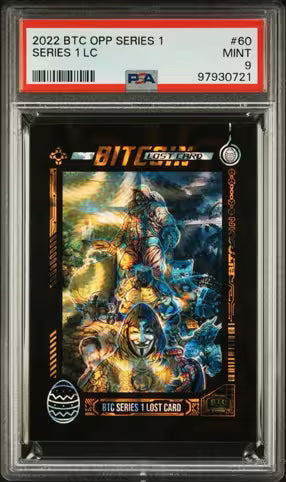 Series 1 graded collectible card by Based Trading Cards, part of the Bitcoin Trading Cards collection, professionally graded by PSA or TAG for authenticity and collector value.