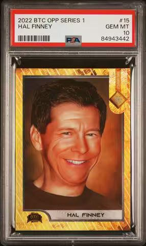 Series 1 graded collectible card by Based Trading Cards, part of the Bitcoin Trading Cards collection, professionally graded by PSA or TAG for authenticity and collector value.