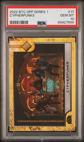 Series 1 graded collectible card by Based Trading Cards, part of the Bitcoin Trading Cards collection, professionally graded by PSA or TAG for authenticity and collector value.