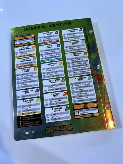 Limited Edition Custom OPP Series 1 Card Binder (x/121) - Bitcoin Freedom Art